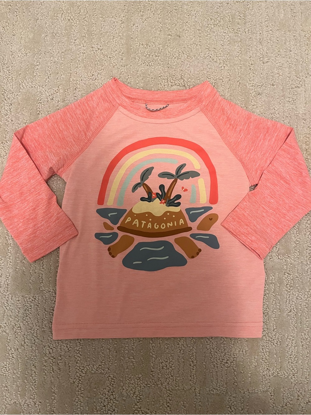 Patagonia Kids Capilene Silkweight Rainbow Turtle Long-Sleeve Shirt